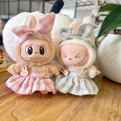 LABUBU Doll'S Clothes Outfit Accessories for 15-17cm Labubu Idol V1 V2 Stylish Outfit Clothes Sports Leisure Suit Clothing Gift