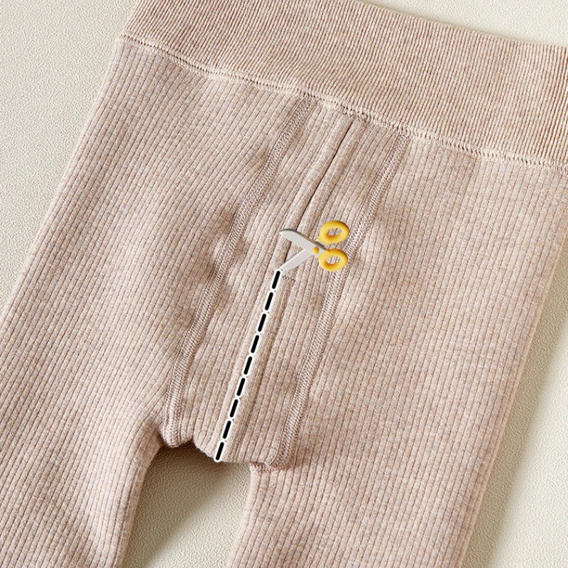 Leggings d'hiver pour enfants, pantalon avec sourire extra, pour filles