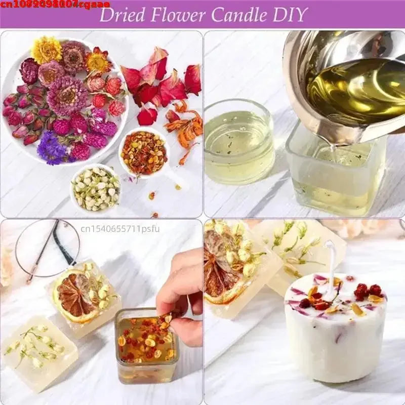 30g Aromatic Natural Candle Soap Perfume Floral Essence Making Material Natural Dry Flower Wedding Home Decoration Bath Decor