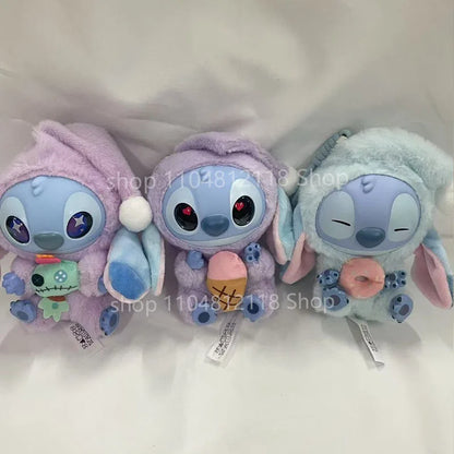 15CM New Stitch Eat Something Before Sleep Series Blind Box Plush Dolls Pendant Cute Doll Ornament Mystery Box Surprise Toy Gift