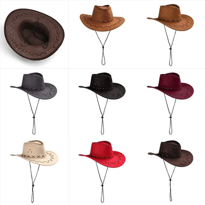 New Men Lady Fashion Cowboy Hat Unisex Cap Polyester West Fancy Dress