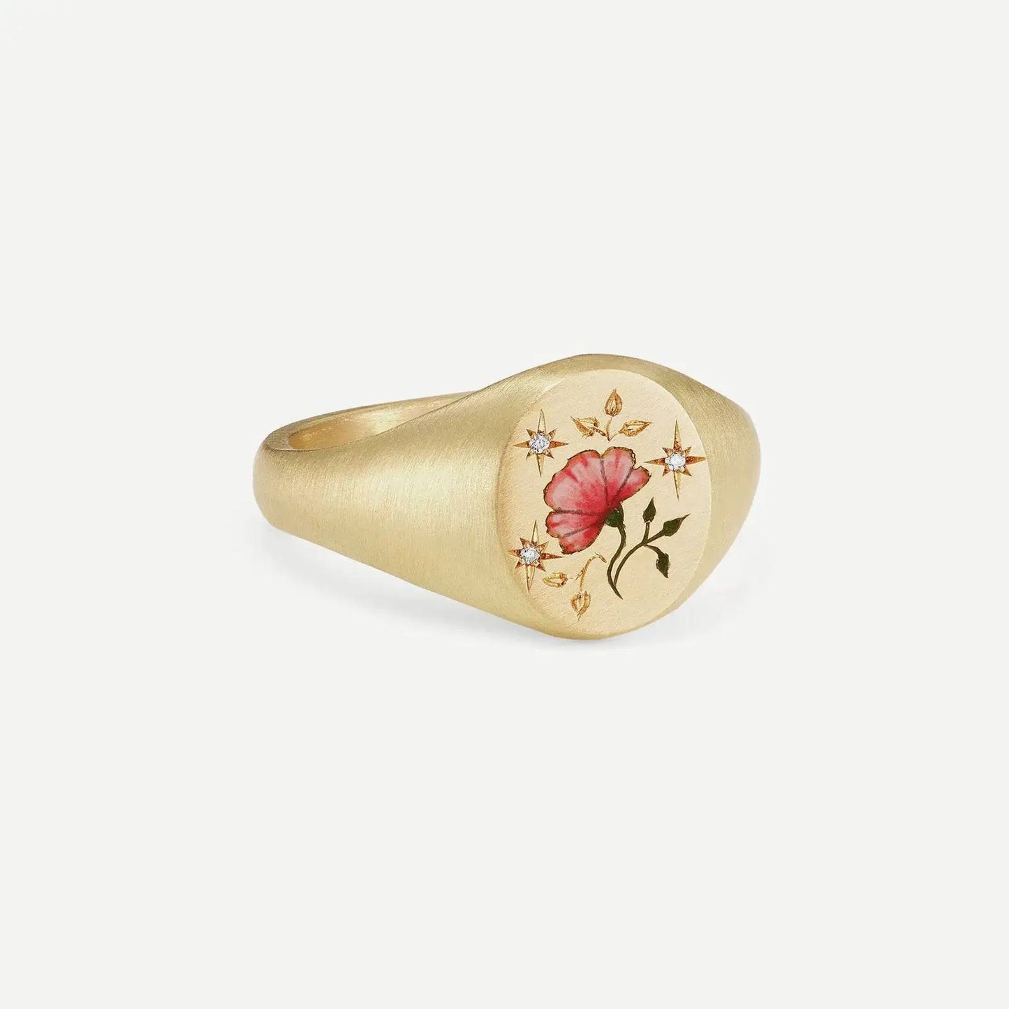 Fashionable and popular stainless steel painted ring, for Valentine's Day, Lion, Mermaid, Love, gold plated, women's jewelry, тильц®