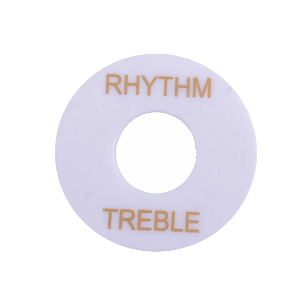 Anneau de commutation de sélection de rythme/treble, pour guitare Gibson Les Paul, interrupteur à trois vitesses, plaque de protection, anneau de sélection de couleurs