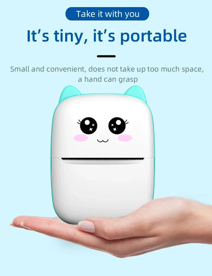 MINI Portable Thermal Printer Wireless Memo Label Machine 200dpi Bluetooth Inkless Pocket Imprimante Phone Notes Printing Paper