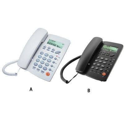 Corded Phone With Caller ID Display Desk Wired Fixed Phone Telephone For Home Or Office Landline Telephone Desk Phone