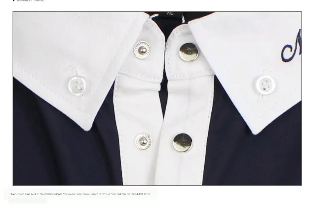 Equestrian Children's Spring and Autumn Summer Competition Short sleeved Long sleeved T-shirt