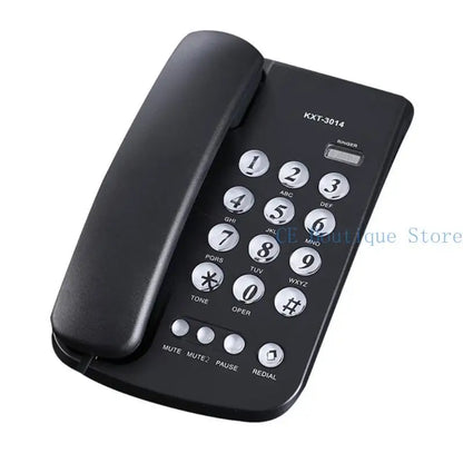 Téléphones fixes 652F Téléphone fixe pour bureau, maison, salle de bain, téléphone d'urgence
