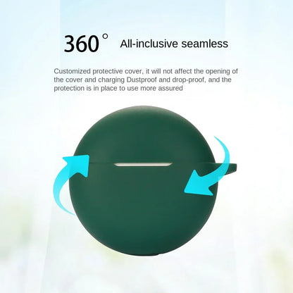 New 1pc Silicone Earphone Protective Case for OPPO Enco buds 2 Cover Shockproof-Shell Washable Housing Anti Dust Silicone Sleeve