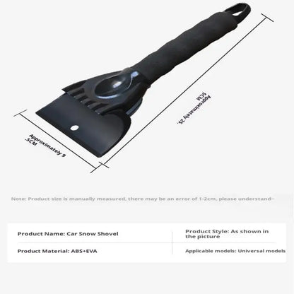 Grattoir à glace polyvalent pour voitures, déneigement de pare-brise et de porte, outil de nettoyage du gel pour l'hiver, accessoires de nettoyage automobile