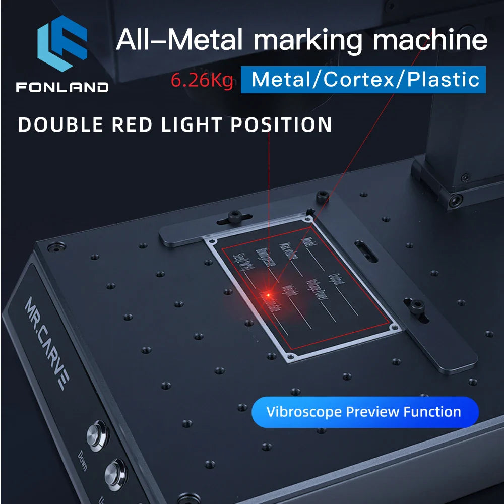DAJA M1 Fiber Laser Marking Machine High Precision Metal Nameplate MR.Crave Engraver Wifi Portable Engraving Industrial Desktop