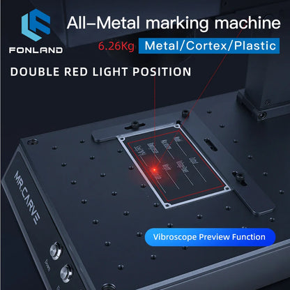 DAJA M1 Fiber Laser Marking Machine High Precision Metal Nameplate MR.Crave Engraver Wifi Portable Engraving Industrial Desktop