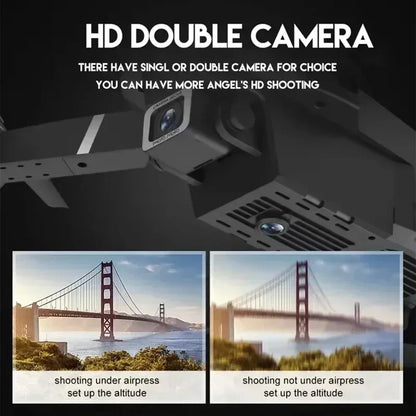 Drone professionnel E88 4K avec caméra grand angle HD 1080P, WiFi, FPV, recommandé de tenir un importateur RC pliable, hélicoptère quadrirotor, jouets pour enfants