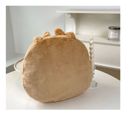 Plush Cartoon Chipmunk Squirrel  Large Capacity Shoulder Bag Sweet Versatile Cute Women's Bag Stitch Mobile Cosmetics Storage