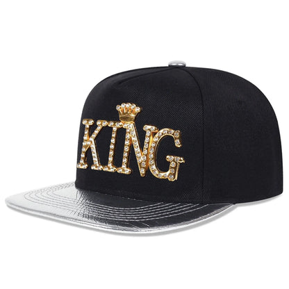 Unisex KING Letter Label Hip-hop Hats Spring Autumn Outdoor Adjustable Casual Baseball Caps Trucker Caps Sunscreen Hat
