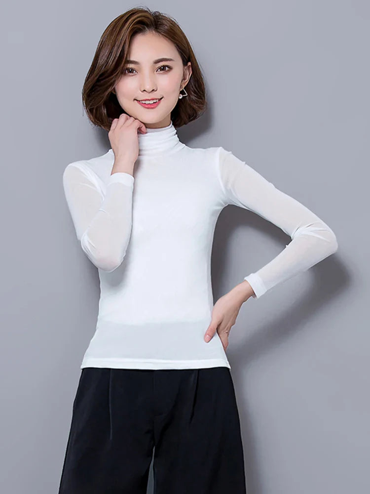 long sleeve shirt women tops chemise femme women blouses 2025 sexy lace blouse blusas y camisas mujer camisa feminina