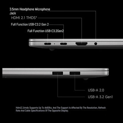 Xiaomi Laptop Redmi Book 14 2025 Ryzen 7-7735H/R5-7535H Radeon 680M/660M RAM 16GB 512GB SSD 14-inch 60Hz Screen Notebook Slim PC