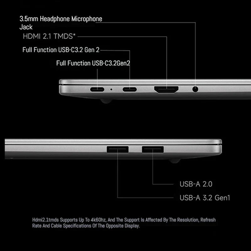 Xiaomi Laptop Redmi Book 14 2025 Ryzen 7-7735H/R5-7535H Radeon 680M/660M RAM 16GB 512GB SSD 14-inch 60Hz Screen Notebook Slim PC