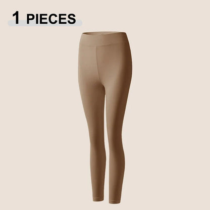 Women's Winter Thermal Underwear, Seamless, Ultra-thin, Single Layer, Shaping, Long Johns, Sexy Ladies Lingerie, L-XL