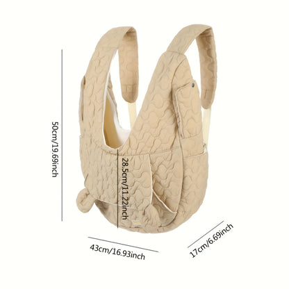 Sac à dos portable pour animaux de compagnie pour chats et chiens, respirant et confortable, porte-voyage en plein air pour petits et moyens animaux de compagnie.