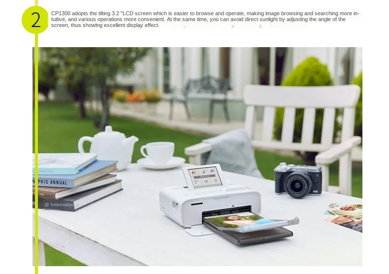 Photo Printer Wireless Connection To Print CP1300 Small Photo Printer Can Print Stickers