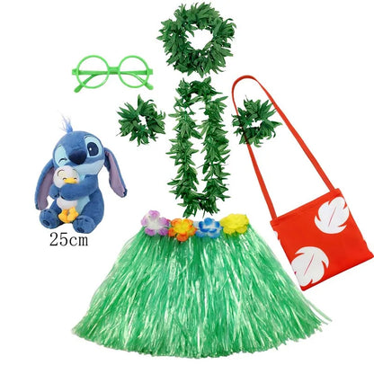 Déguisement de Lilo et Stitch pour enfants, série télévisée animée, robe hawaïenne Lilo pour tout-petits, robe d'été de voyage 2025