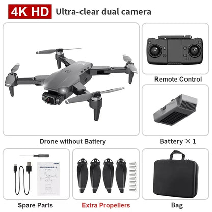 Drone L900 Pro 4K professionnel 5G GPS HD double caméra photographie sans balais pliable quadrirotor RC distance 1.2KM drones jouets