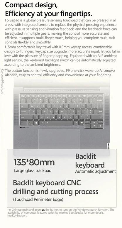 Lenovo Thinkbook 14+ R AI 9 365/880M/32GB 1TB  SSD 14.5inch 120Hz 3K