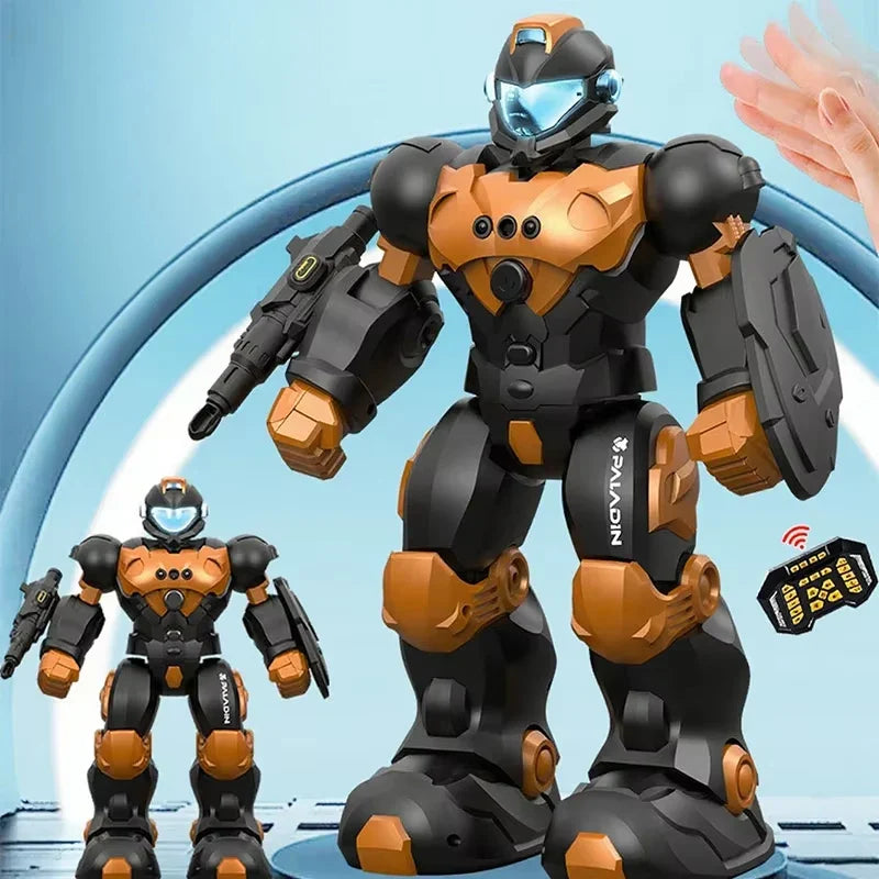 Robot RC 2.4G, programmation intelligente, détection de gestes, télécommande, chant vocal, danse, jouet électrique, cadeau de noël pour enfant