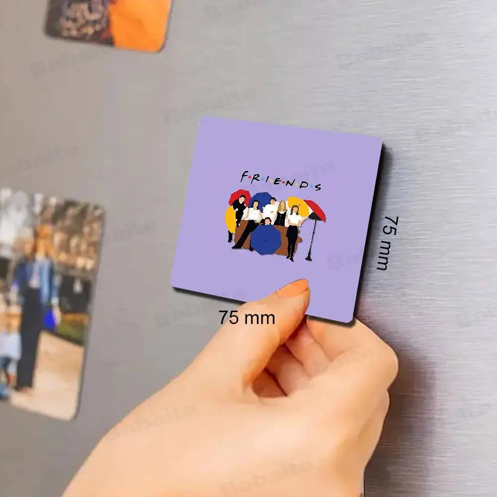 F-friends – aimants pour réfrigérateur avec Photo personnalisée, TV classique, cadeau pour la décoration de la maison, cadeau de saint-valentin, autocollant Photo magnétique