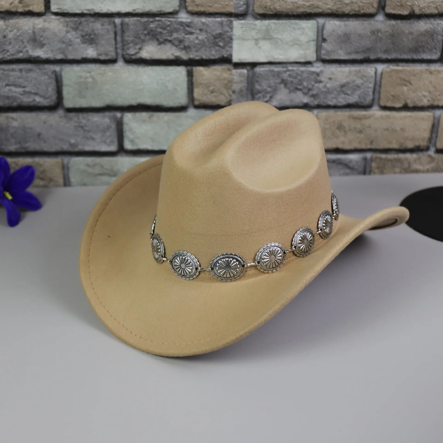 Chapeau de Cowboy occidental pour femmes, 1 pièce, accessoires Photo, chapeaux de Jazz, robe de soirée, Sombrero Hombre