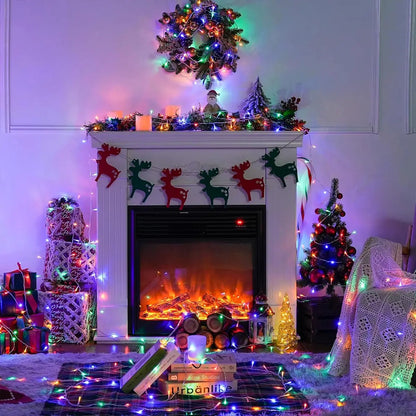 LED lumières de noël 5/10/20M 220V étanche fée lumières extérieur jardin arbre maison Halloween fête vacances décoration éclairage
