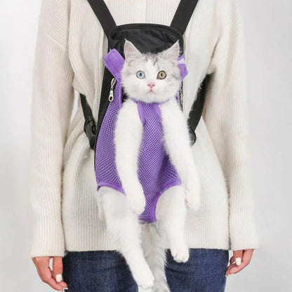 Sac à dos pour animaux de compagnie sac de transport réglable pour chat sac à dos à Double épaule pour animaux de compagnie sac Portable voyage en plein air Camping randonnée sac pour chat sac pour chien