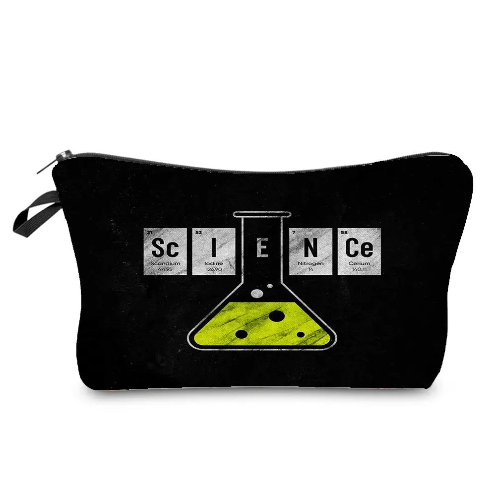 Sacs de rangement portables pour étudiant en sciences naturelles, poudres pour crayons, école, école, école, école, école, école, cadeaux du Nouvel An, mini sac de lavage