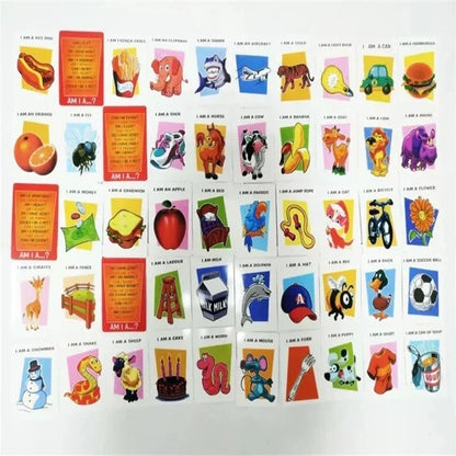 Jeu de société de devinettes d'image pour enfants, jeu pour enfants, jeux interactifs Parent-enfant pour la famille, jeux de fête