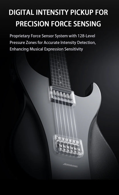 AeroBand – guitare électrique détachable, corde en Silicone indolore, tout-en-un, 9 Styles sonores, basse acoustique avec port micro