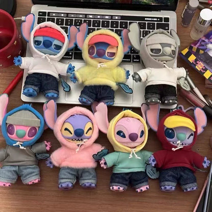 MINISO Stitch Gen Z Street Series Blind Box Vinyl Plush Desktop Decoration Pendant Street Stitch Surprise Gift box