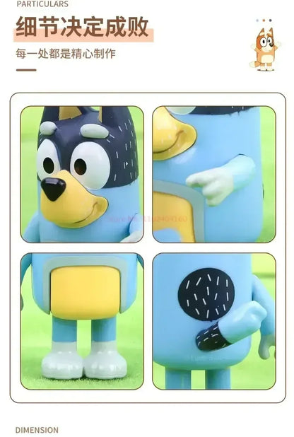 Muse Moose Bluey Famille Jouet Bluey Et Amis Bingo Bandit Poupée Ornements De Poupée Cadeau D'anniversaire Pour Enfants Jouet Maison De Jeu Ornements