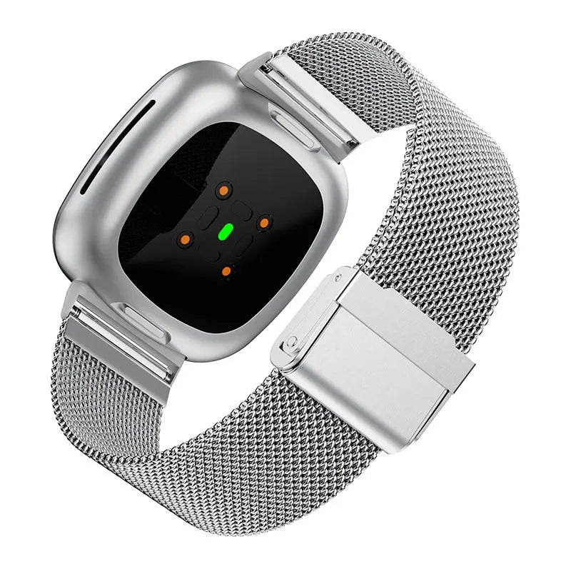 Milan Stainless Steel Watch Strap For Fitbit Sense Versa 4 3 Wristband Bracelet Metal SmartWatch Band Fitbit Versa4 Versa3