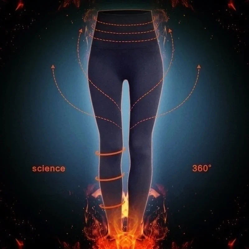 Leggings décontractés en velours pour femmes, collants polaires, pantalons skinny, pantalons chauds pour dames, haute élasticité, ogo, hiver