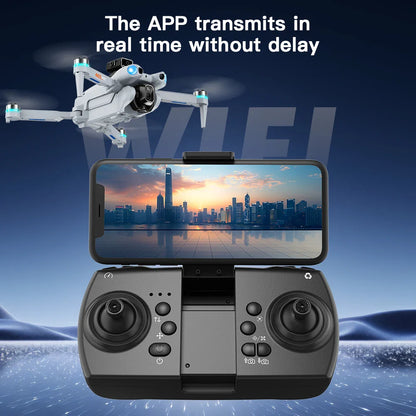Nouveau Mini Drone caméra HD télécommande avec écran Intelligent évitement d'obstacles moteur sans brosse quadrirotor Dron jouets AE5Pro