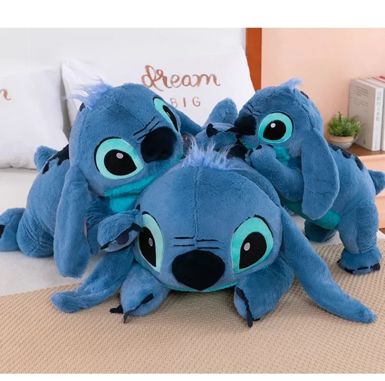 Peluche Stitchou de 100 cm, grande taille, oreiller long, jouet pour fille, jambes serrées, cadeau d'anniversaire pour enfant