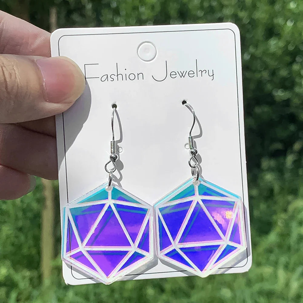 Boucles d'oreilles en acrylique faites à la main pour femmes et filles, chapeau de cow-girl occidental, bijoux de campagne à paillettes, cadeaux sympas