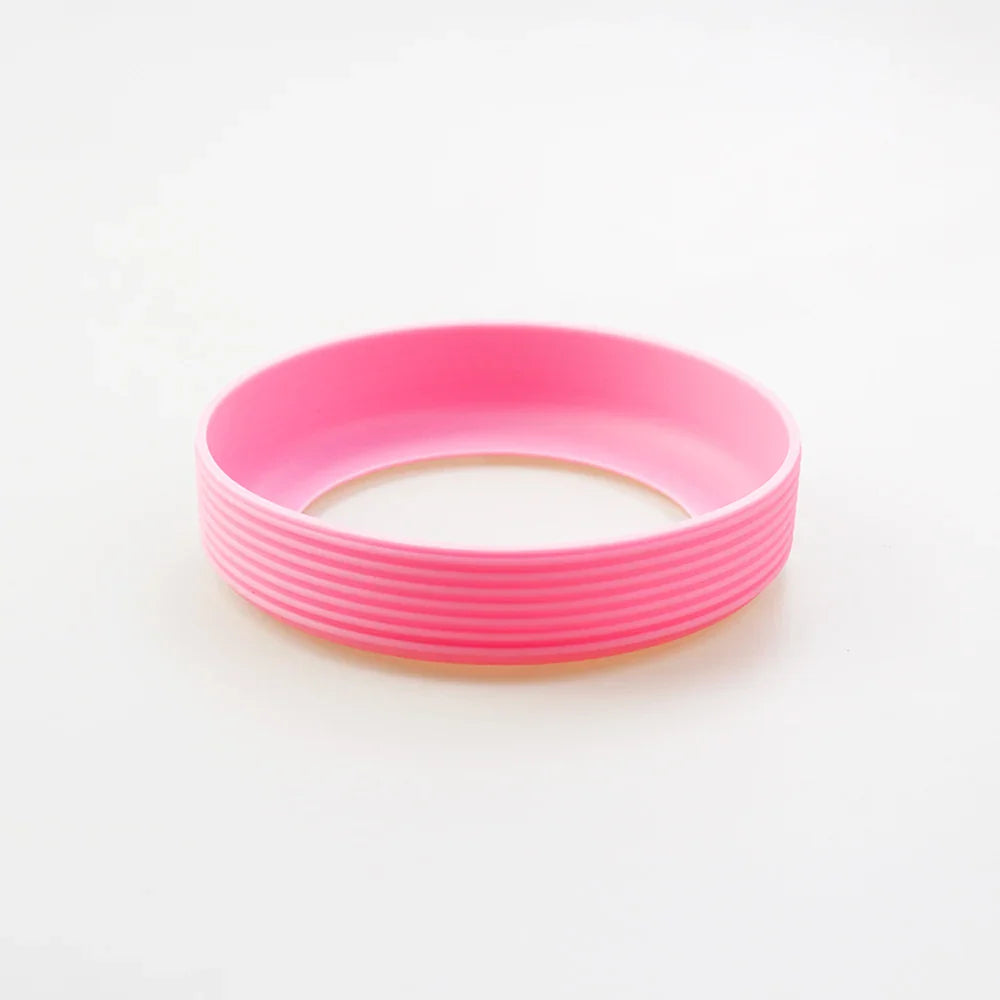16 Colors 9.0CM Threaded Silicone Cup Bottom Protective Cover Coaster Sleeve Water Cup Cover 90MM Thermos Cup Bottom Holder