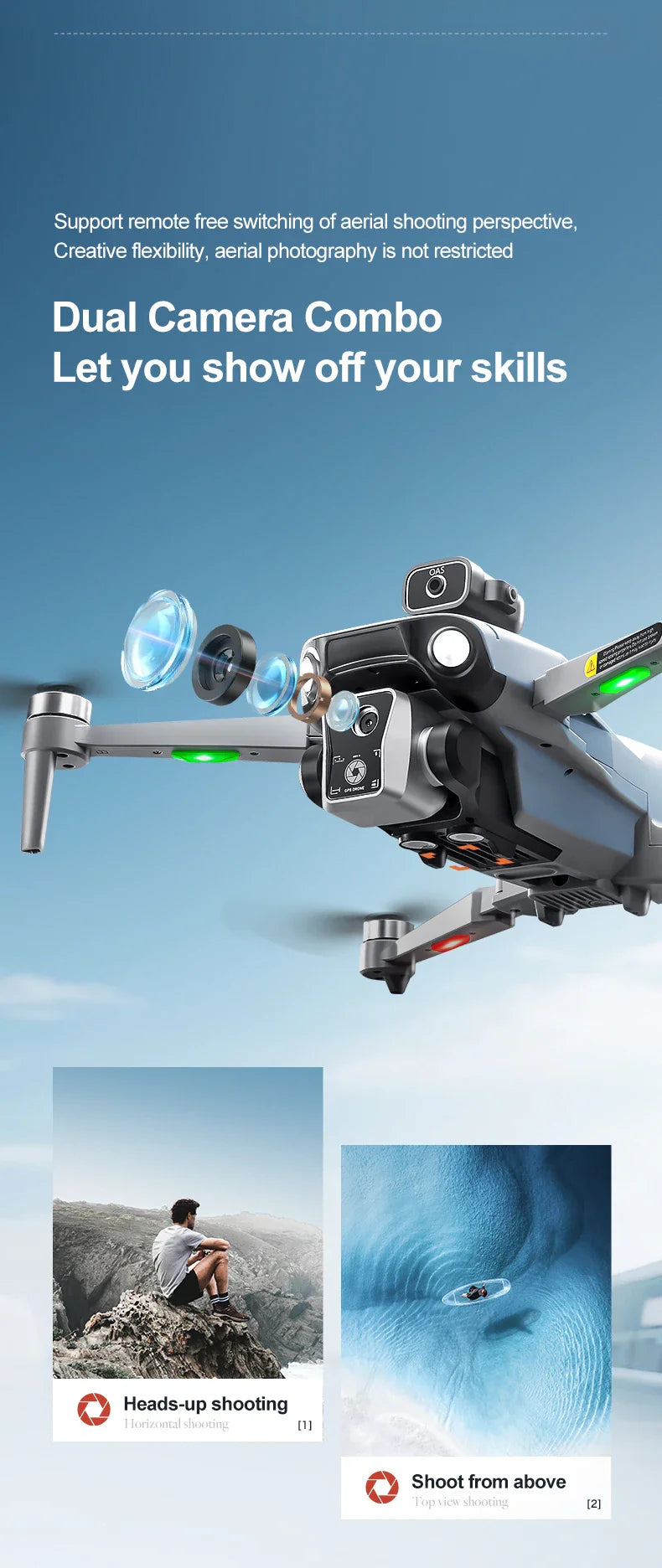 K19MAX GPS Drone avec caméra HD 4K Dron 5G WIFI 4.5 pouces écran LCD télécommande quadrirotor jouets moteur sans brosse FPV Drone