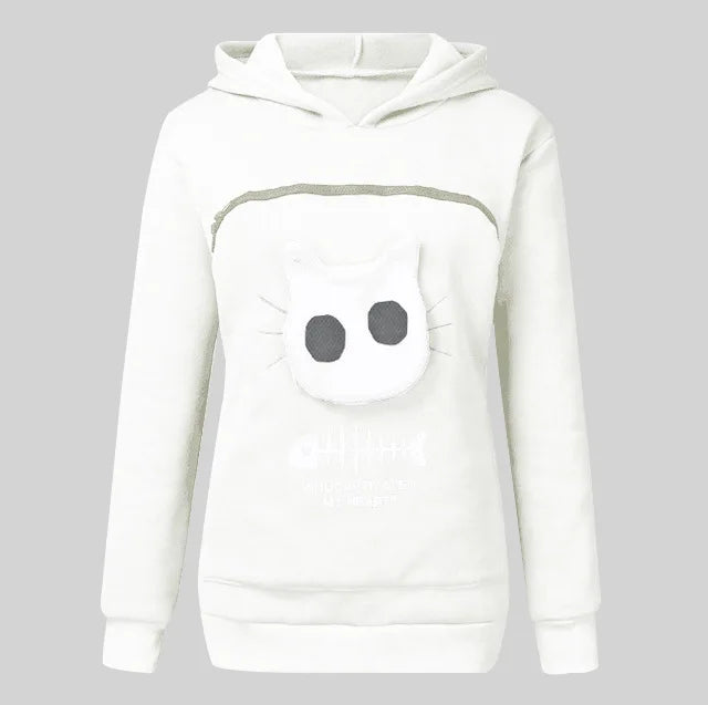 3XL Cat Lovers Hooded Sweatshirt Kangaroo Dog Pet Paw Dropshipping Pullovers Cuddle Pouch  Fish  Pocket Hoodie Tops