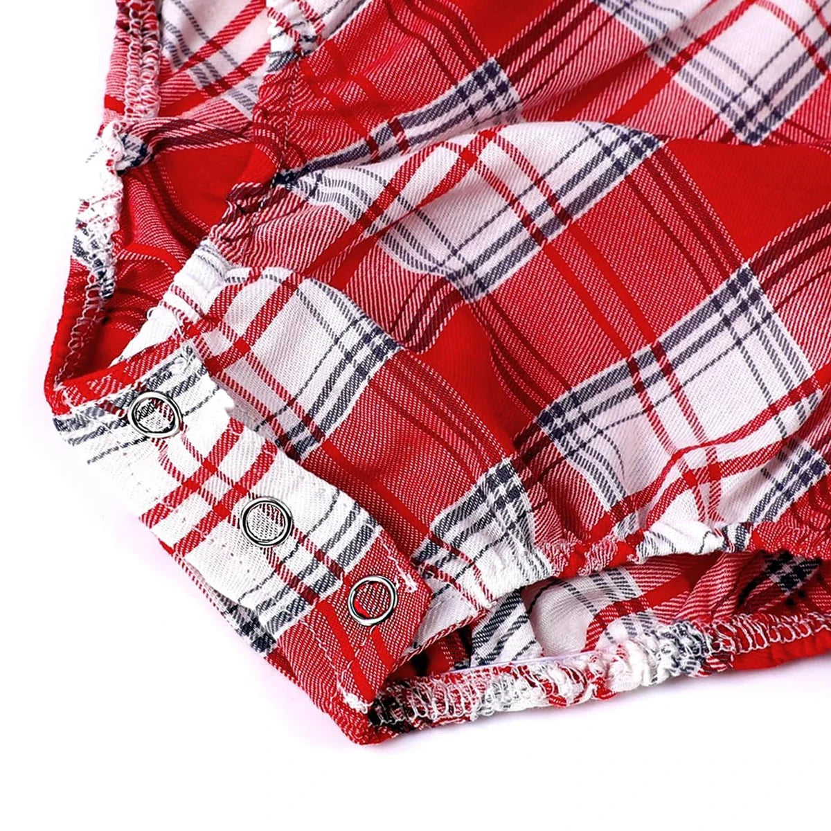 Baby Boys Cowboy Costume Halloween Western Cospaly Clothing Rodeo Birthday Party Clothes Plaid Romper Sets with Scarf and Hat