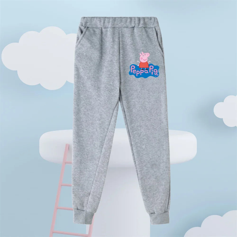 Sweat à capuche zippé Peppa Pig pour enfants, style dessin animé, pour garçons et filles de 3 à 14 ans