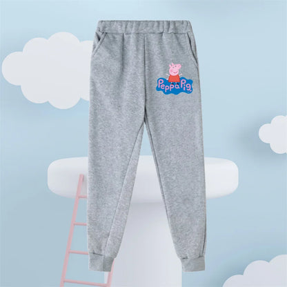 Sweat à capuche zippé Peppa Pig pour enfants, style dessin animé, pour garçons et filles de 3 à 14 ans