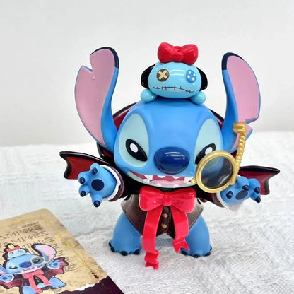 Stitch's Bizarre Diary 2.0 Blind Box, Handmade Trendy Doll, Cute Desktop Ornament & Birthday Gift for Anime Fans