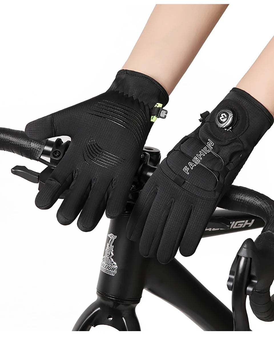 GTUBIKE nouveaux gants de ski chauds d'hiver unisexe coupe-vent résistant au froid gants pour écran tactile pour les Sports de plein air course randonnée cyclisme